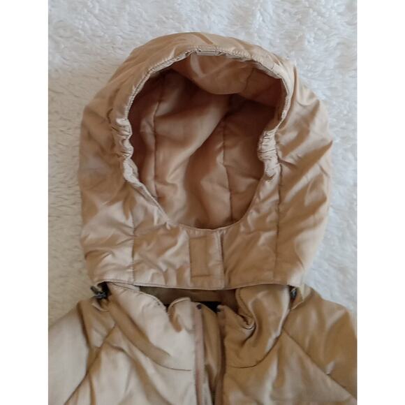 REEBOK NFL Team Apparel ST LOUIS RAMS Puffy Zip Jacket Dk Blue & Gold Women's S - Picture 4 of 12